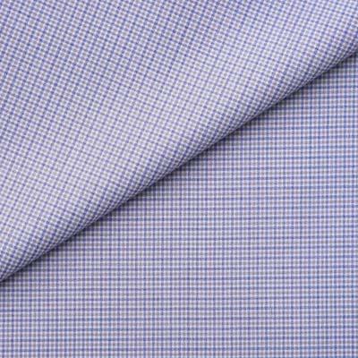 Blue Gingham Small Check - Just White Shirts