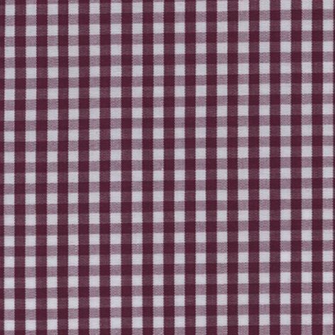 Burgundy and White Mini Check Classic Custom Shirt 100c 70*70 San468a - Just White Shirts