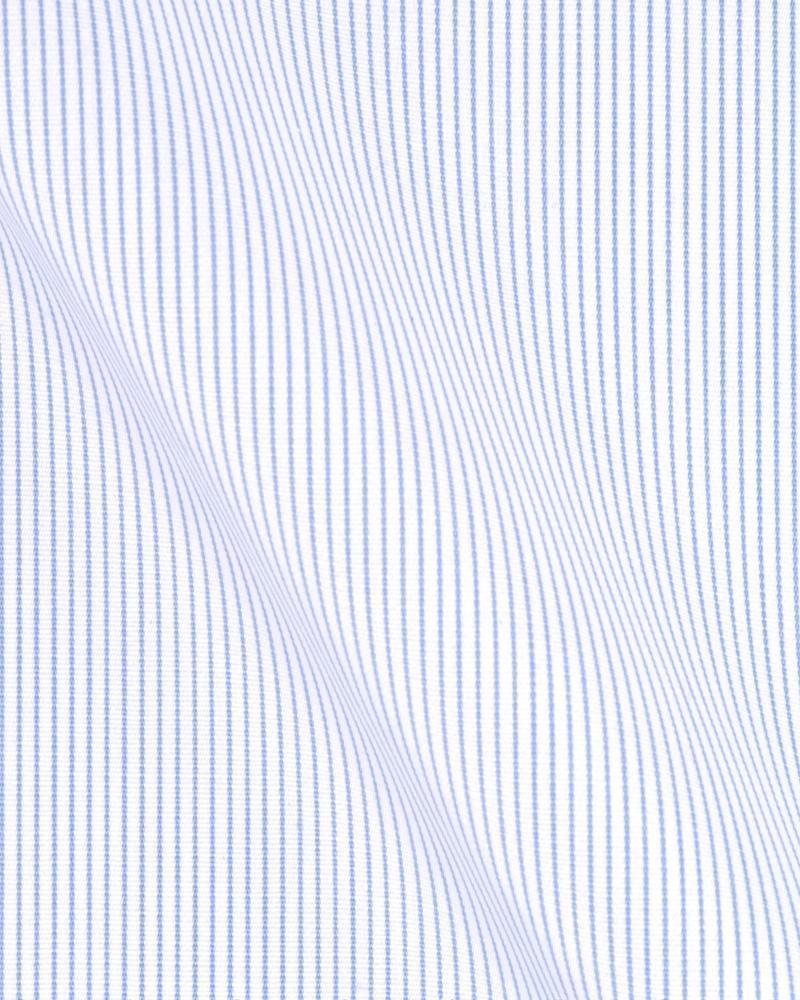 Canclini Argento Blue Stripe Shirt 3030.w2110.0002.f01 - Just White Shirts