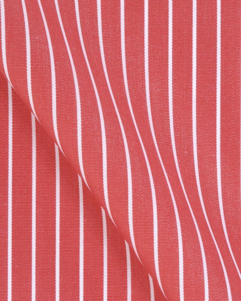 Canclini Argento Orange Stripe Shirt 3030.w2900.0021.f03 - Just White Shirts