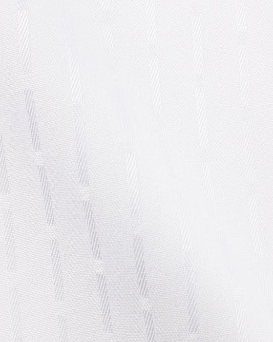 Canclini Boh White Self Stripe Shirt 5038.w5050.0101.f03 - Just White Shirts