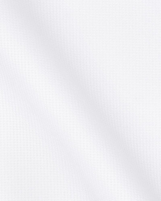 Canclini Militi T.p Square Pattern White Shirt 0801.w022.0101.bco - Just White Shirts