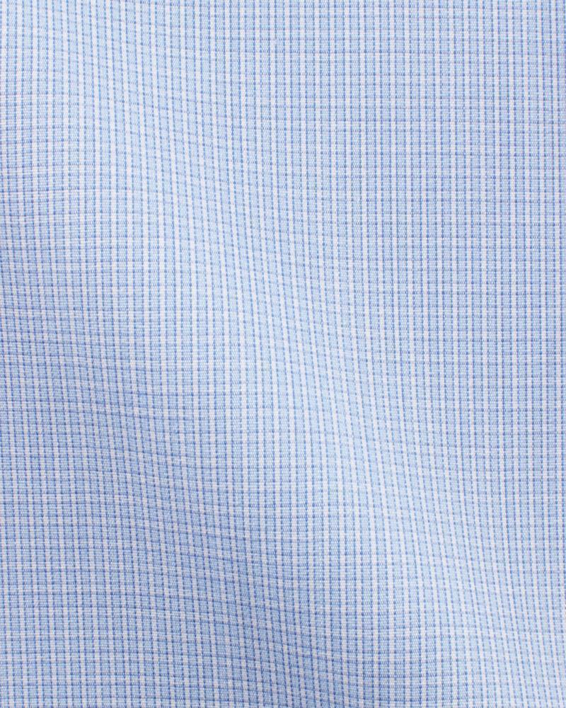 Canclini Skin Blue Mini Check Shirt 4162.w7131.0001.fan - Just White Shirts