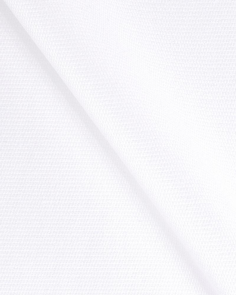 Canclini Stretch Textured White Shirt 0712.w038.0101.bco - Just White Shirts