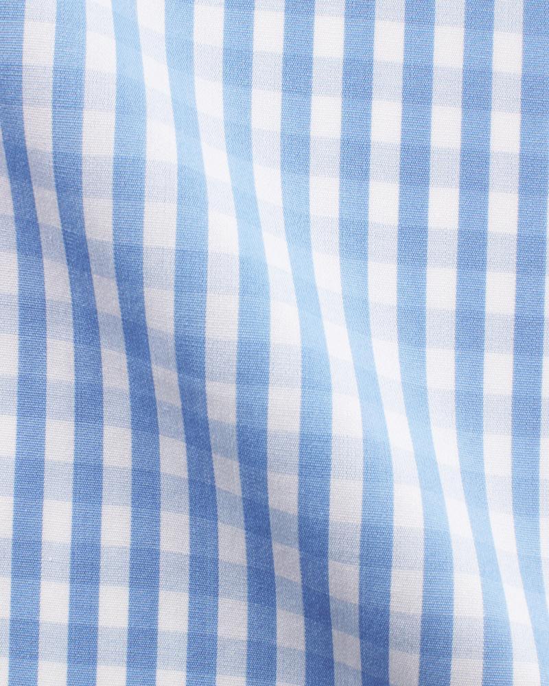 Cnclini Skin Blue Micro Check Shirt 4162.w3451.0013.fan - Just White Shirts