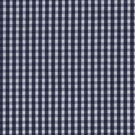 Dark Navy and White Mini Check Classic Custom Shirt 100c 70*70 Sal195a - Just White Shirts