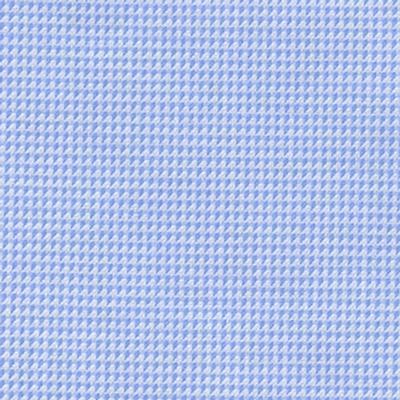 Ice Blue and White Textured Micro Houndstooth Jacquard Weave Classic Custom Shirt - Just White Shirts