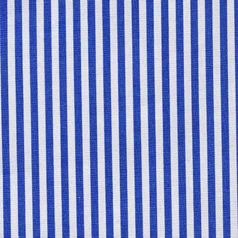 Mid Blue and White Wide Bankers Stripe Classic Custom Shirt 100c 160/2*160/2 Sii0025 - Just White Shirts