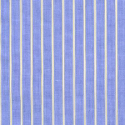 Mid Blue End on End Ground with Yellow Stripes Classic Custom Shirt 100c 60*60 Sas730a - Just White Shirts