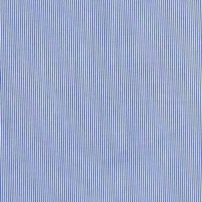 Mid blue Fine Stripe Classic Custom Shirt 100c 100*120 Sas682a - Just White Shirts