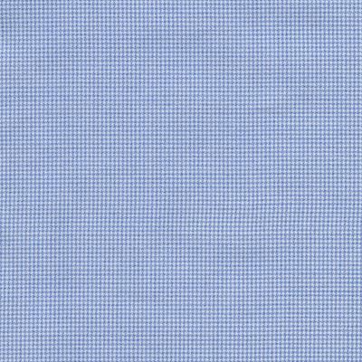 Mid Blue Textured Houndstooth Jacquard Weave Classic Custom Shirt 100c 80/2+80/80*2+8 0/8 Sas1039 - Just White Shirts