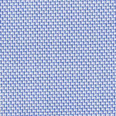 Mid Blue Textured Jacquard Weave Classic Custom Shirt 100c 100/*100/2 Sar764a - Just White Shirts