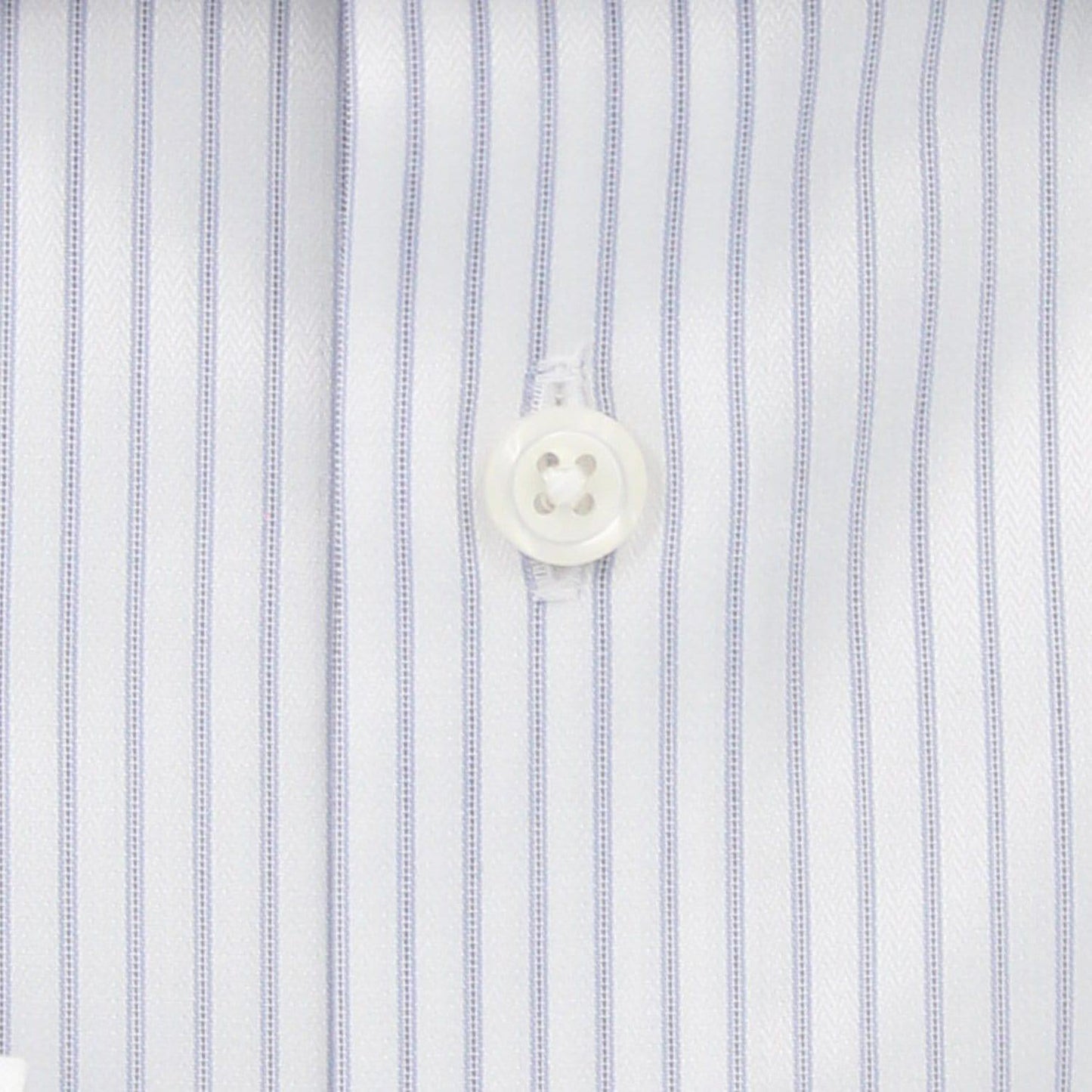 Non-Iron White with Grey Stripe Shirt - Just White Shirts