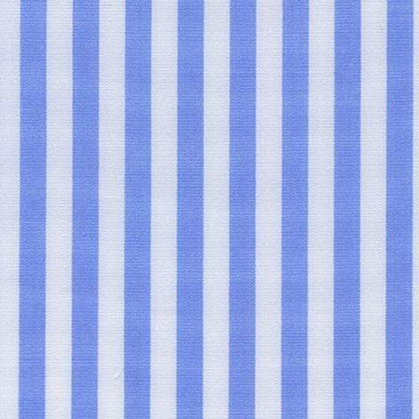 Sky Blue and White Butcher Stripe Classic Custom Shirt 100c 140/2*70 Sap032a - Just White Shirts