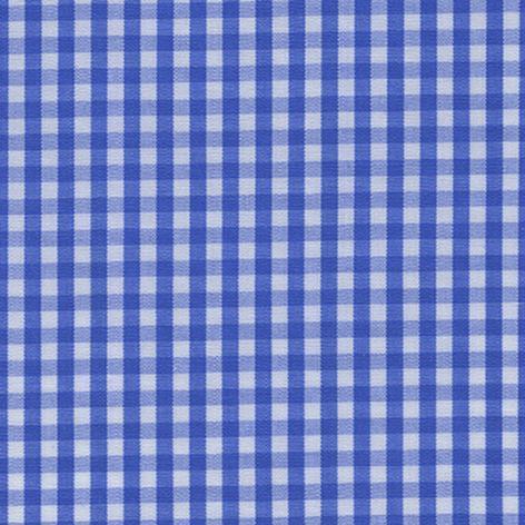 Sky Blue and White Mini Check Classic Custom Shirt 100c 70*70 San464a - Just White Shirts