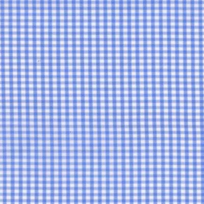 Sky Blue and White Twill Check Classic Custom Shirt 100c 70*70 Saq1125 - Just White Shirts