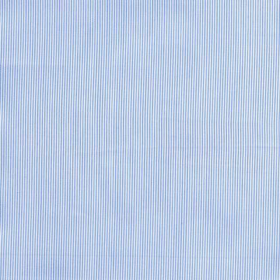 Sky Blue Fine Stripe Classic Custom Shirt 100c 100*120 Sas681a - Just White Shirts