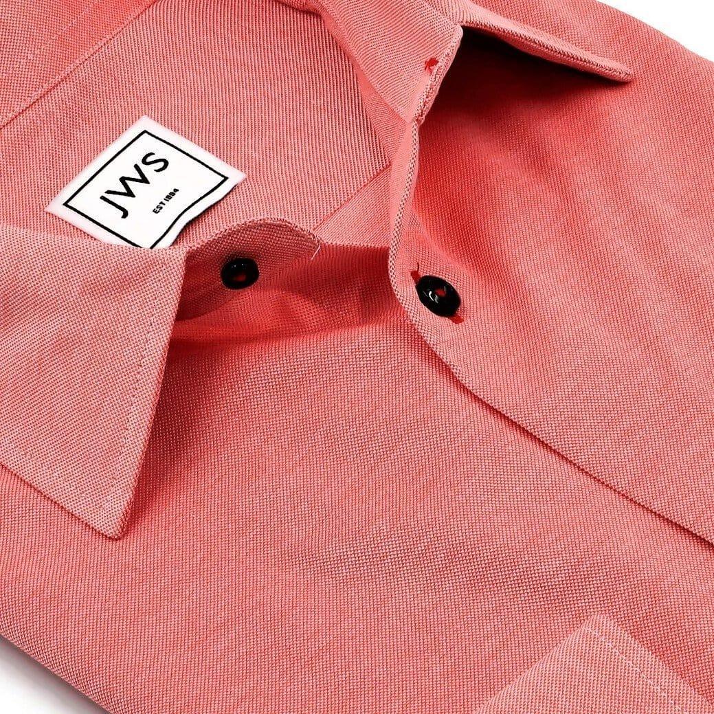 The Athleshirt - Cotton Knit Salmon - Just White Shirts