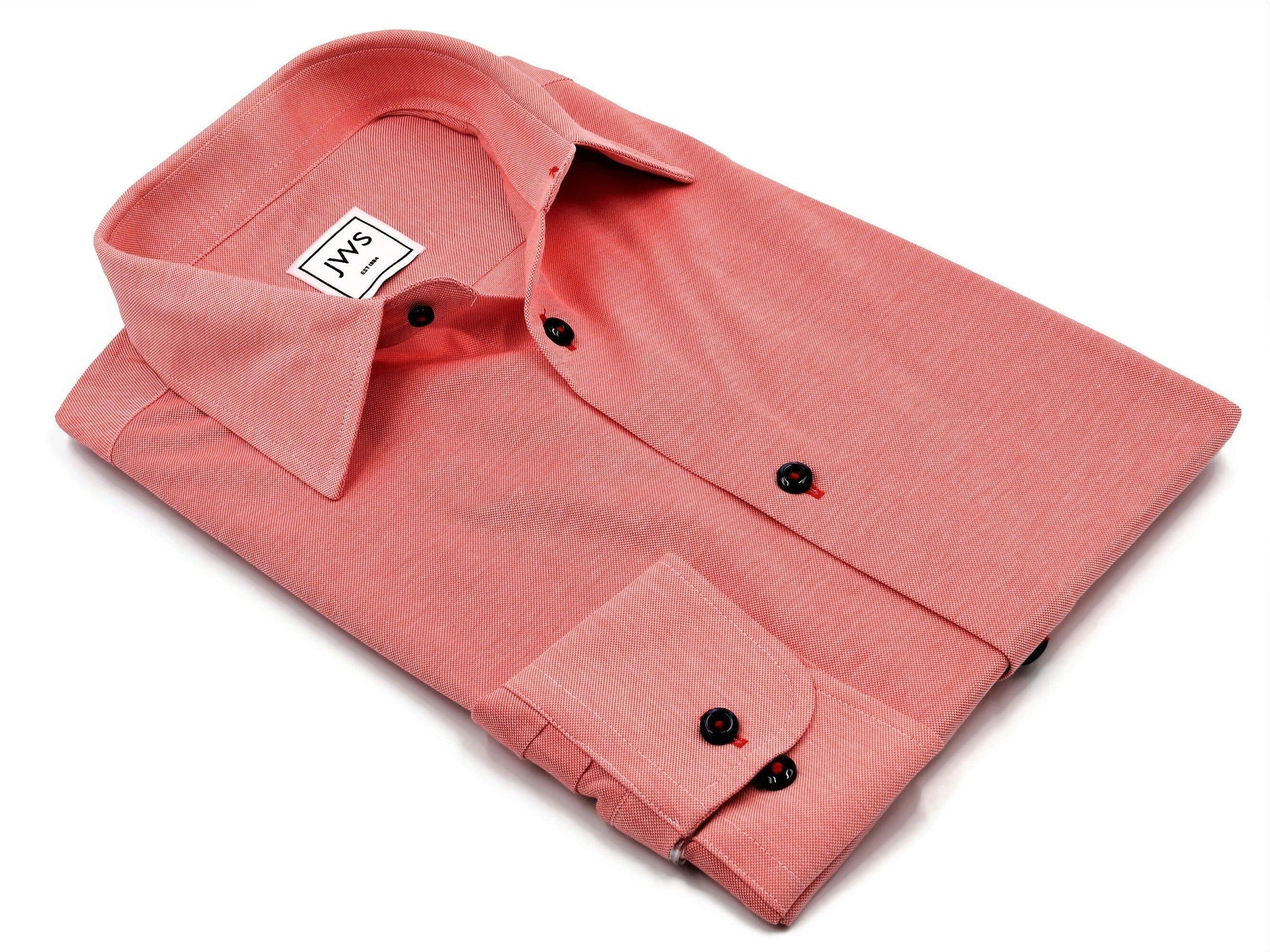 The Athleshirt - Cotton Knit Salmon - Just White Shirts